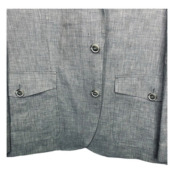 Murano Baird McNutt Linen Sport Coat Mens Large Short Peak Lapel NWT $250 - Picture 5 of 12